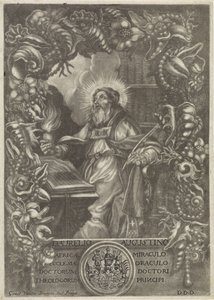 Portret van H. Augustinus tekijältä Girard van der Bruggen
