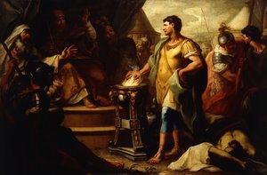 Mucius Scaevola tekijältä Girolamo Brusaferro