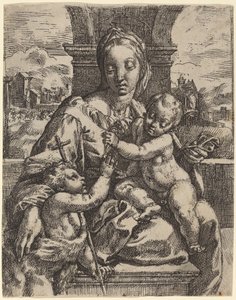 Madonna Aldobrandini tekijältä Girolamo Imperiale I after Raphael