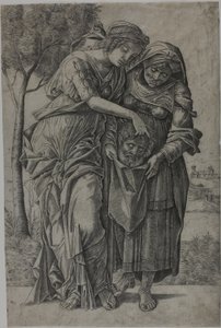 Judith Holofernesin pään kanssa tekijältä Girolamo Mocetto