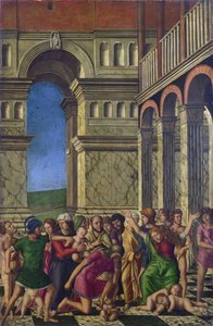 Mocetto, Girolamo (n. 1458-1531) Viattomien verilöyly Öljy kankaalle n. 1510-1520 National Gallery, Lontoo 67,9x44,5