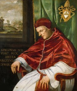 Paavi Gregorius XII:n muotokuva.