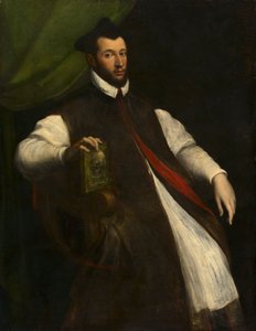 Prelaatin muotokuva, 1500-luvun puoliväli (öljy kankaalle) tekijältä Girolamo da Carpi