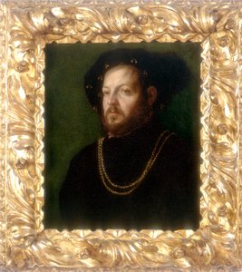 Miehen muotokuva, Girolamo da Carpin työ, konservoitu Galleria Estense Modenassa tekijältä Girolamo da Carpi