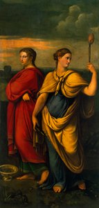 Girolamo da Carpin St Lucia ja St Agatha (noin 1501-1556)