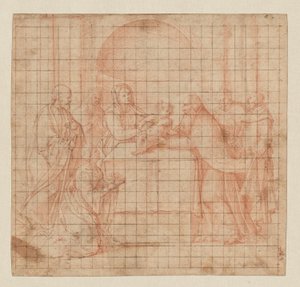 Esitys temppelissä tekijältä Girolamo da Santacroce