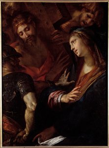 Jeesus ja Neitsyt Maria (öljy kankaalle tekijältä Giulio Cesare Procaccini