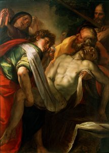 Kristuksen hautaus, 1620-luku tekijältä Giulio Cesare Procaccini