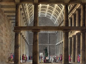 Parthenonin sisustus, 1800-luvun alku - Jules Ferrarion "" Vanha ja moderni puku"