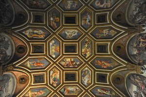 Camera dei Ventin tuulikammion kattokoriste, 1526-1534 tekijältä Giulio Romano