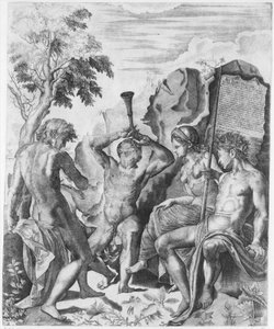 Apollon ja Marsyaksen kilpailu ja Midaksen tuomio, 1562.