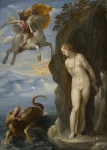 Perseus pelastaa Andromedan