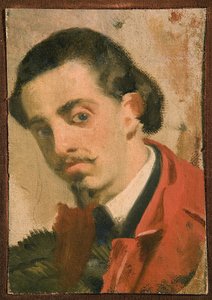 Miehen muotokuva, osa triptyykkiä, 1860-68.