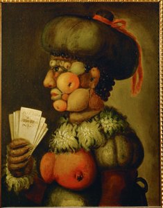 Hyvän maun naiselle. Öljyvärimaalaus tekijältä Giuseppe Arcimboldo