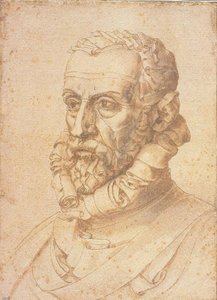 Omakuva Kirjemies, 1587. tekijältä Giuseppe Arcimboldo