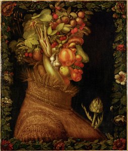 Kesä, allegoria ... tekijältä Giuseppe Arcimboldo