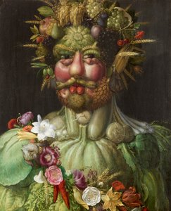Vertumnus, "muotokuva, allegoria" tekijältä Giuseppe Arcimboldo