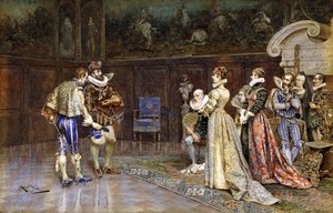 Ranskalaisen Henri IV:n esitys Marguerite Valois