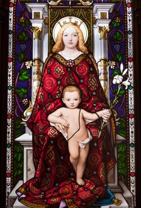 Madonna Enthroned (lasimaalaukset)