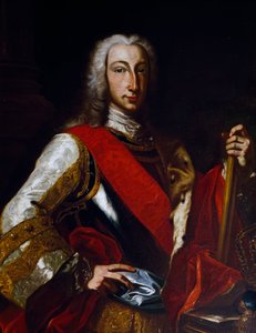 Espanjan kuninkaan Kaarle III Bourbon (1716-1788), myöhemmin Kaarle VII:n Napolin kuninkaan muotokuva, Giuseppe Boniton (1707-1789) maalaus