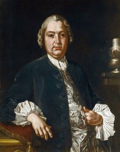 Muotokuva säveltäjä Niccolo Jommellistä (1714-1774) par Bonito, Giuseppe (1707-1789), - Öljy kankaalle, 84x73,5 - Yksityiskokoelma tekijältä Giuseppe Bonito