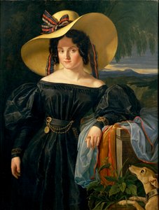 Giuseppe Colzi De Cavalcantin muotokuva Carlotta Grifonista