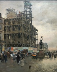 Place des Pyramides tekijältä Giuseppe de Nittis