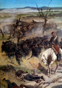 Yksityiskohta Italian leiristä, Magentan taistelusta vuodelta 1859 (öljy kankaalle