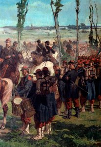 Italian leiri. Yksityiskohta Magentan taistelusta vuonna 1859 (öljy kankaalle