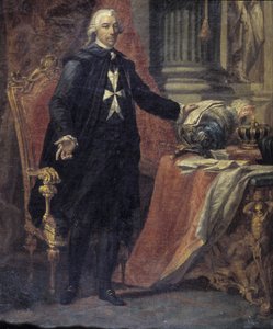 Giuseppe Grechin (1755 - 1787) M. de Rohanin muotokuva. 14 x 11 cm. tekijältä Giuseppe Grech