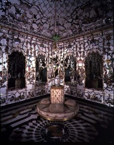Salon Chinon kulma (kiinalainen huone) valmistettu kokonaan posliinista, 1769 (posliini) (katso lisätietoja numerosta 93238-9)