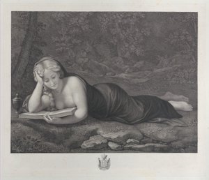 Maria Magdaleena katumuksessa erämaassa, n. 1810.