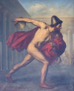 Odysseus heittää kiekkoa tekijältä Giuseppe Mancinelli