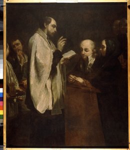 ""Häät"" (Häät) Giuseppe Maria Crespin (1665-1747) maalaus noin 1710 Eremitaaši, Pietari (Pietari) tekijältä Giuseppe Maria Crespi
