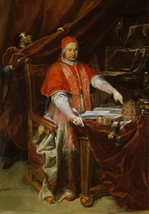 Paavi Benedictus XIV:n muotokuva 1675-1758, 1740. tekijältä Giuseppe Maria Crespi