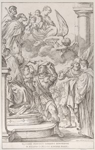 Levy 11: Pyhä Vilhelm Akvitanialainen, 1678. tekijältä Giuseppe Maria Mitelli
