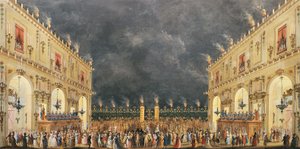 Italia, Firenze, festivaali Cascinessa Lorrainelaisen Ferdinand III:n kunniaksi