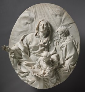 Neitsyen koulutus, n. 1700 tekijältä Giuseppe Mazzuoli