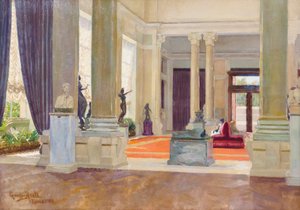 Nykytaiteen kansallisgalleria. Eteishalli tekijältä Giuseppe Micali