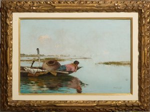 Rauhallisuus, Venetsialainen laguuni (öljy kankaalle)