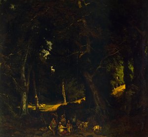 Gypsy Campment, kirjoittanut Giuseppe Palizzi