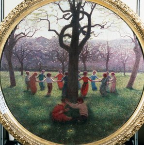 Kevään idylli tekijältä Giuseppe Pellizza da Volpedo