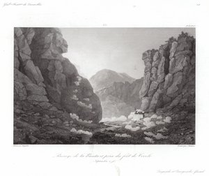 Brentan ylitys tekijältä Giuseppe Pietro Bagetti