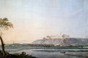 Ranskan armeija ylittää Scrivian, maalaus Giuseppe Pietro Bagetti (1764-1831), Napoleonin sodat, Italia