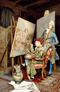 Maalarin studio