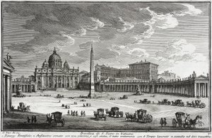 Pyhän Pietarin basilika, Vatikaani, noin 1753