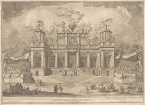 Prima Macchina Chinealle vuodelta 1770: Roomalainen kaupparakennus