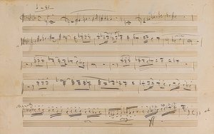 Käsikirjoitus: Opera Otello. 1887