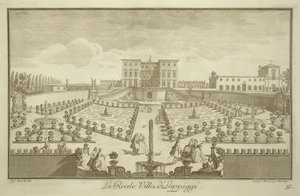 Villa Lappeggi, Toscanan näkymät, julkaistu n. 1744-57