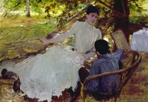 Riippumatossa II, 1884